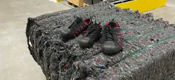 JALAS® recycle the uppers of safety shoes into usable textile fibre