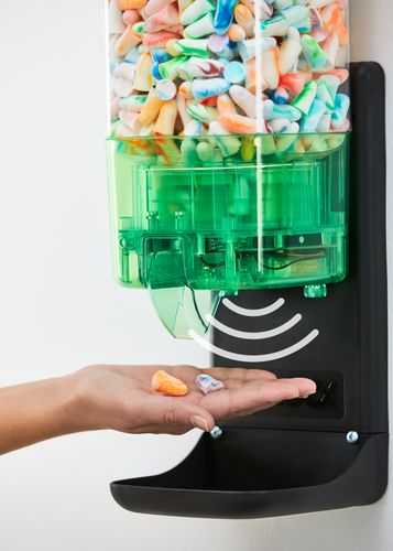 Less waste, more hygiene: Moldex has redesigned the PlugStation earplug dispenser