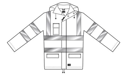 Red Wing Hivis Rainwear Parka - Insulated 65190