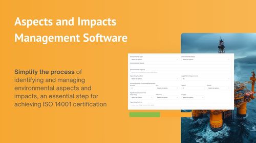 Evalu-8 EHS Aspects and Impacts Management