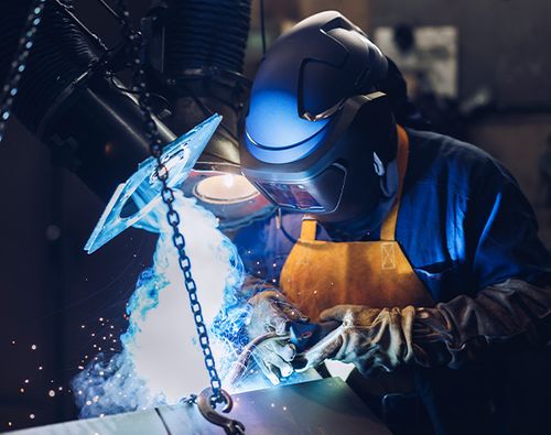 SR 575 Helmet with Welding Shield