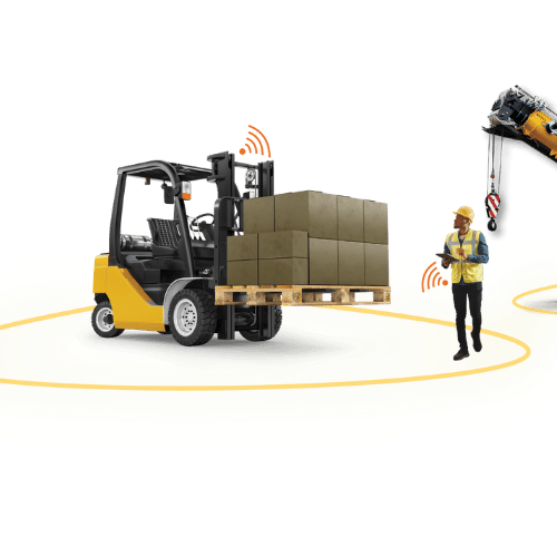 Halo 360 forklift collision avoidance system