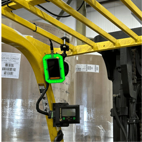 Halo 360 forklift collision avoidance system