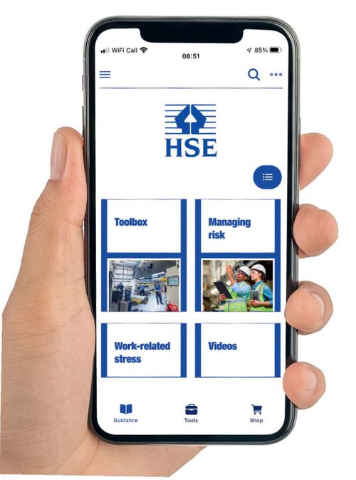 Official HSE Health and Safety App – guidance at your fingertips