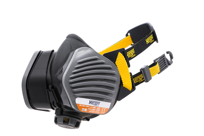 RESPIRATOR HALF MASK FOR A1P3, A2P3 & ABEK1P3 FILTERS