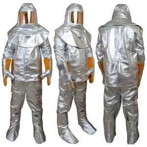 Aluminized molten metals and heat resistance Safety Suit