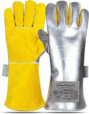 GRAYWOLF® Aluminized molten metal and heat resistance Safety Gloves