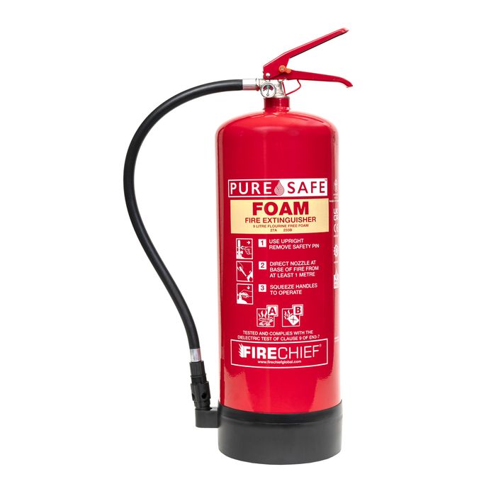 100-1685 Firechief 9ltr PureSafe Fluorine Free Foam Extinguisher (FFF9)