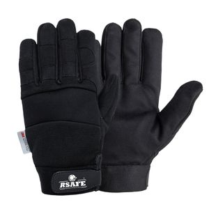 Snug-fit synthetic leather gloves built for lasting comfort, breathability, and everyday toughness.