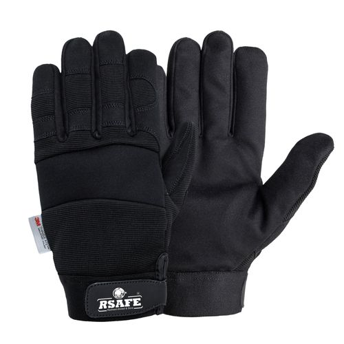 Snug-fit synthetic leather gloves built for lasting comfort, breathability, and everyday toughness.