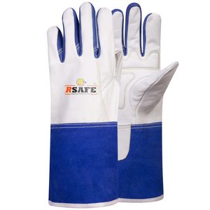 Goat Grain TIG Welding Gloves – Soft, Flexible, and Built for Precision.