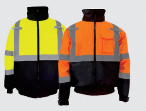 防水反光夹克High Visibility Waterproof Winter Jacket 