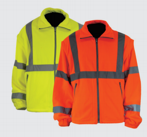 反光全色摇粒绒夹克High Visibility Fleece Jacket
