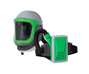 Z-Link respirator with Zytec FR Face Seal and HX5 PAPR assembly