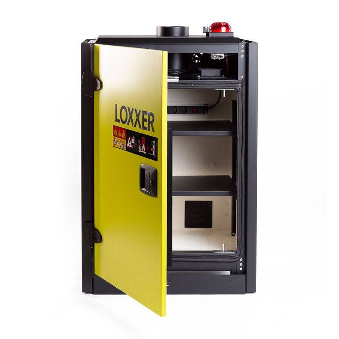 1 DOOR LITHIUM-ION STORAGE CHARGE AND STORAGE CABINET – VDMA CERTIFIED