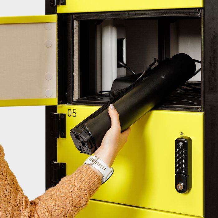 LITHIUM-ION 12 LOCKER CHARGE AND STORAGE CABINET
