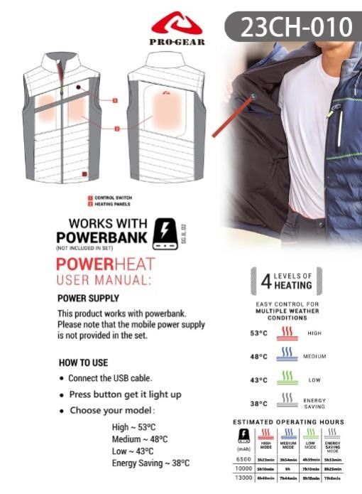heated vest 23CH-010