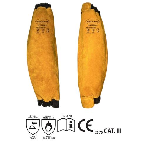 GRAYWOLF® Golden Leather Welding Sleeves,