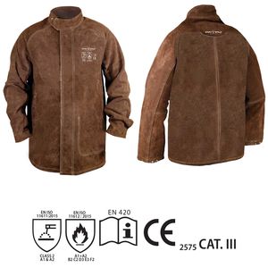GRAYWOLF COWHIDE SPLIT LEATHER WELDING JACKET