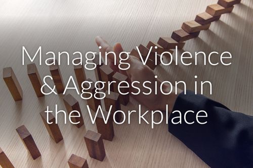 Interactive Workshop - Managing  Work Related Violence & Aggression.
