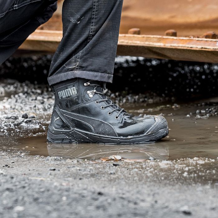 PUMA SAFETY: CONQUEST BLK HIGH S3 CI HI WR HRO SRC