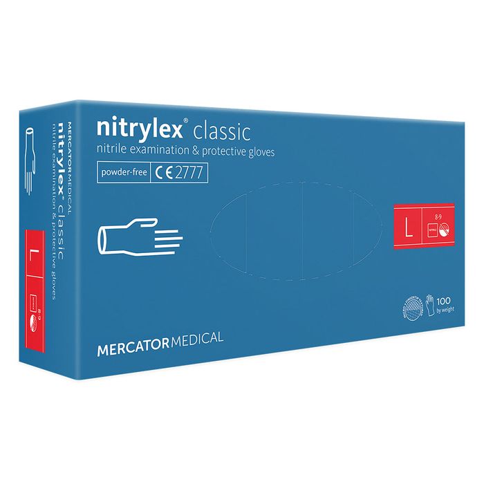 Mercator Nitrylex Classic Nitrile Disposable 3.6-Gram