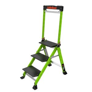 Little Giant HiViz Green Fibreglass Jumbo Step