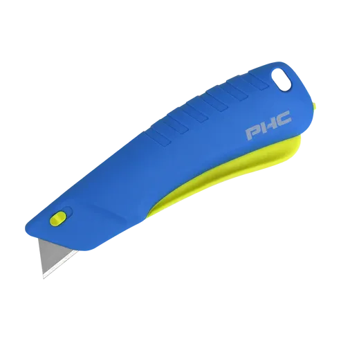 REBEL Auto-Retract Squeeze Safety Knife