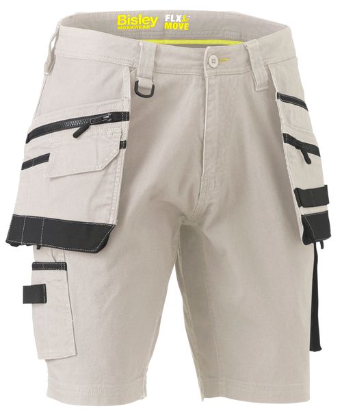 BISLEY WORKWEAR: STRETCH UTILITY HOLSTER POCKET SHORT