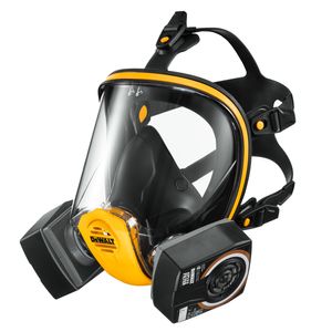 DEWALT Reusable Full Face Mask Respirator with A2P3 Filters