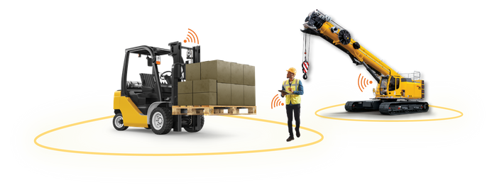 Forklift collision avoidance system