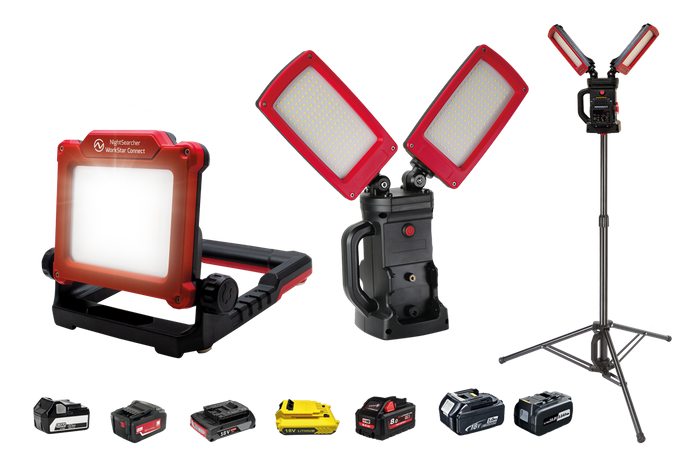 Connect + KangaStar Worklight light range