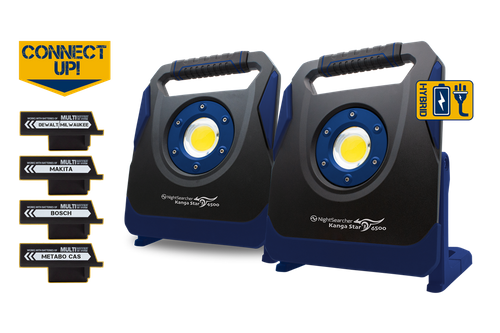 Connect + KangaStar Worklight light range