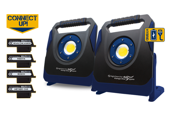 Connect + KangaStar Worklight light range