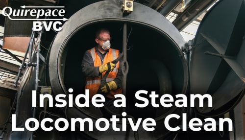 How to Clean a Steam Locomotive (35028 Clan Line) | BVC Quirepace Behind the Scenes
