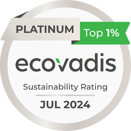 Elten receives the platinum medal at Ecovadis
