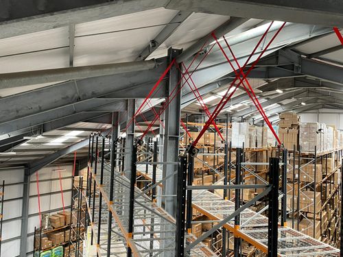 Bartholomews Installs Rack Collapse Prevention’s Safety System