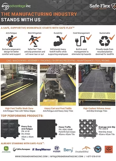 The Safe-Flex™ Floor System in Manufacturing
