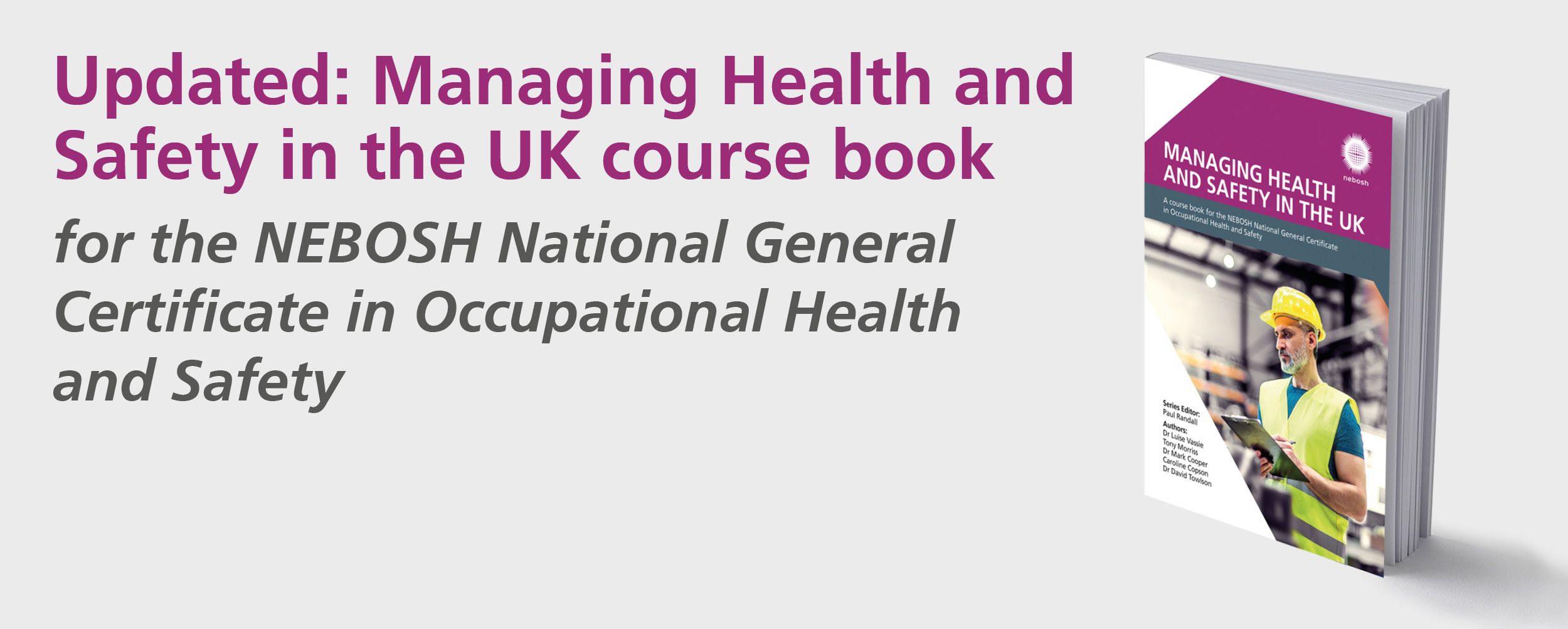 Updates to the NEBOSH General Certificate