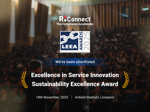 Shortlisted for LEEA Awards in Innovation and Sustainability Excellence