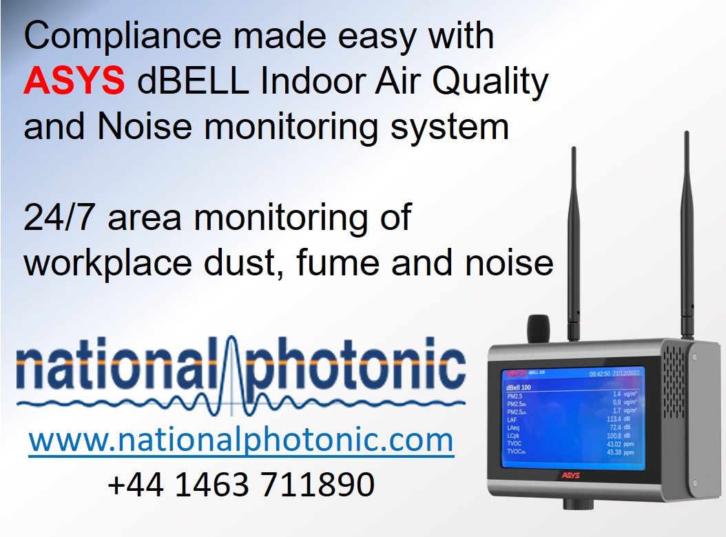 ASYS Corp. are proud to announce the UK launch of the ASYS dBELL IAQ and Noise monitoring system