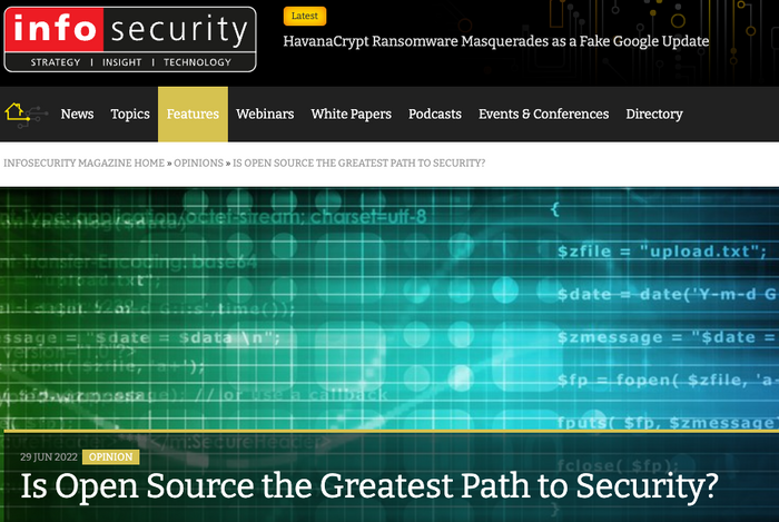 Is Open Source the Greatest Path to Security?