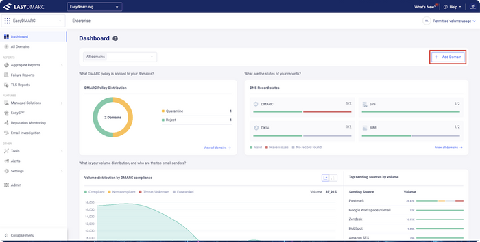 EasyDMARC Platform