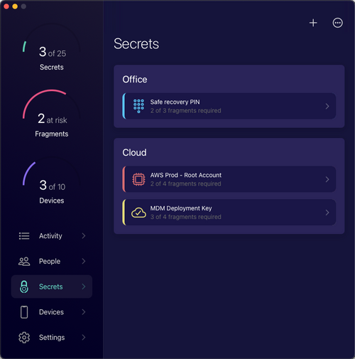 Master Secrets Management