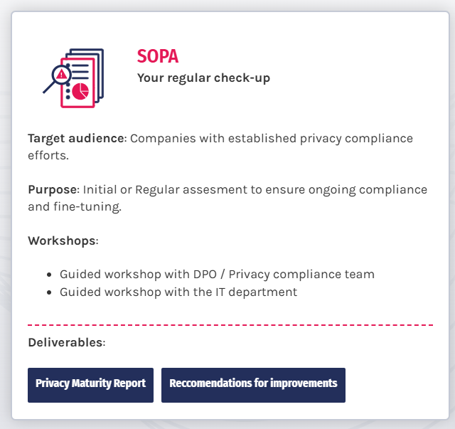 State-of-Privacy-Assessment (SOPA)