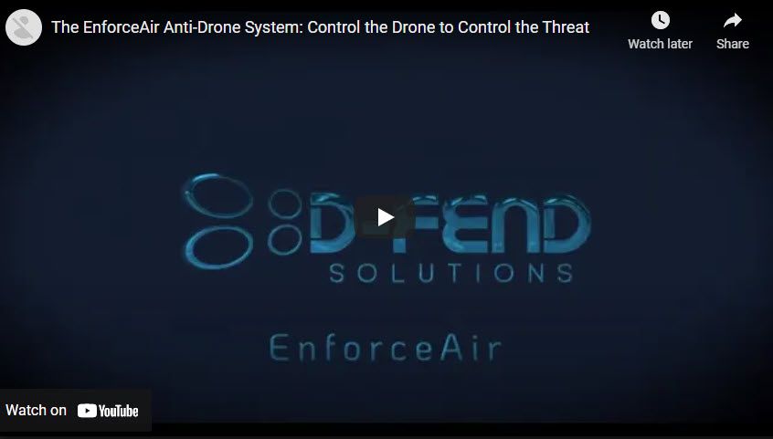 The EnforceAir Anti-Drone System: Control the Drone to Control the Threat
