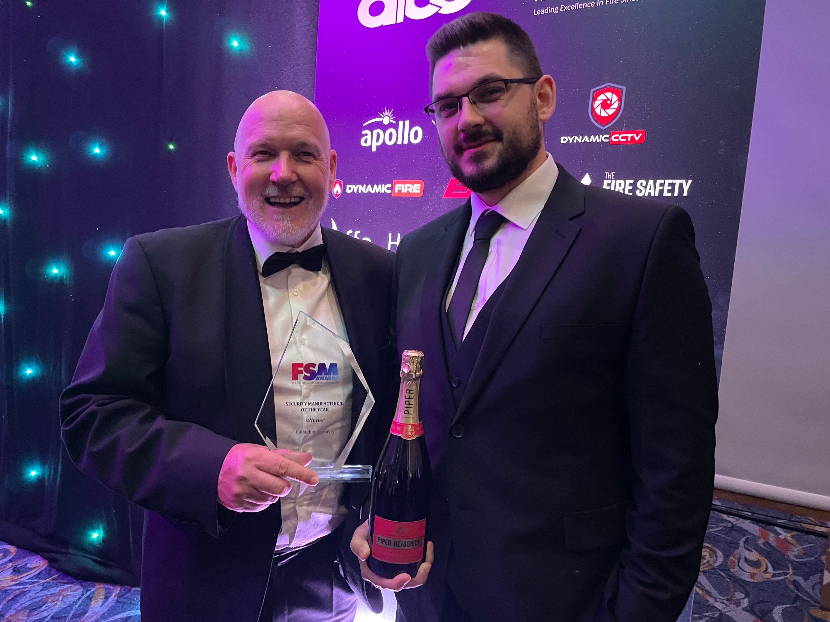 Gallagher named Security Manufacturer of the Year at The Fire & Security Matters Awards 2023