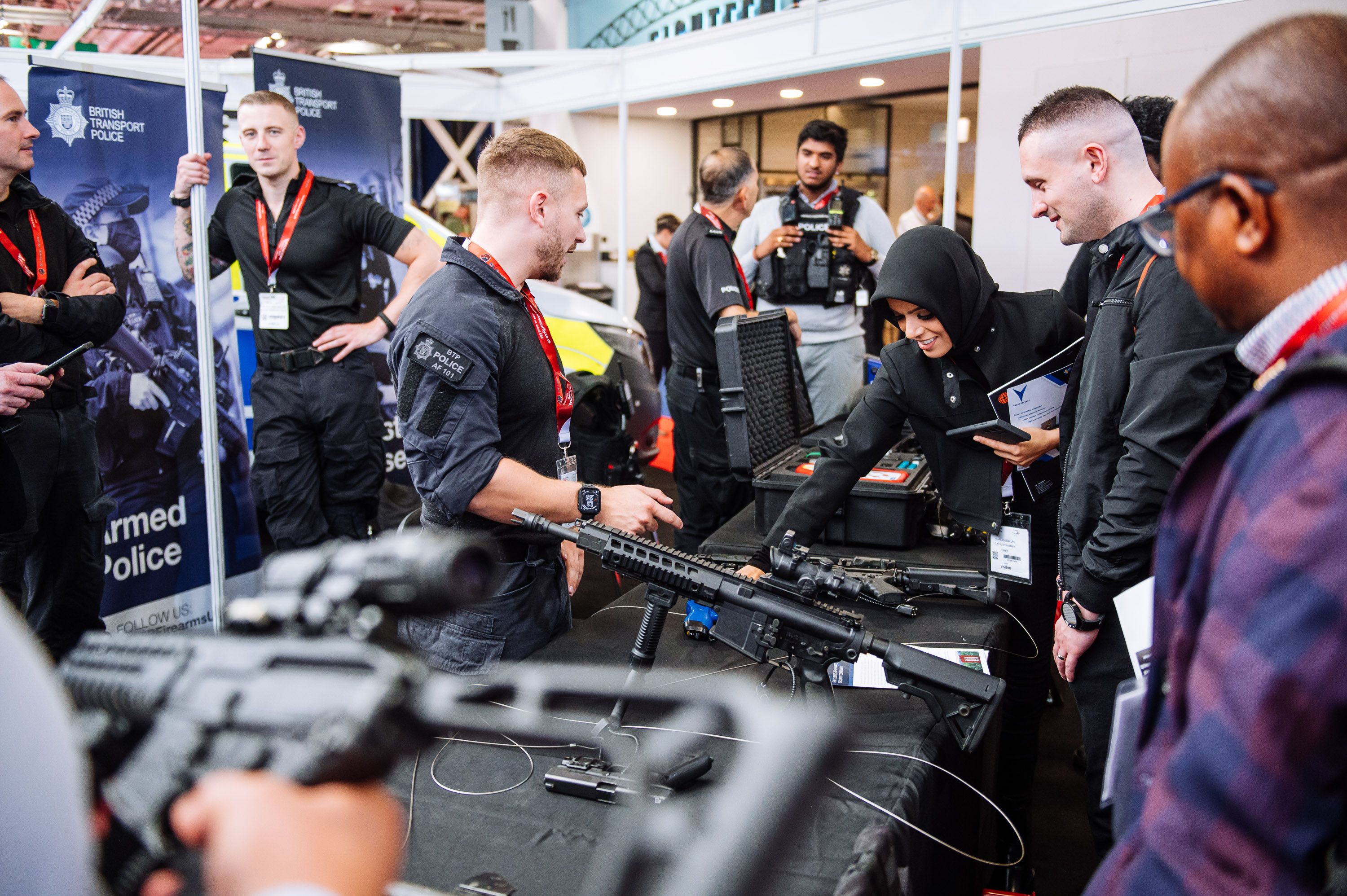 British Transport Police at International Security Expo