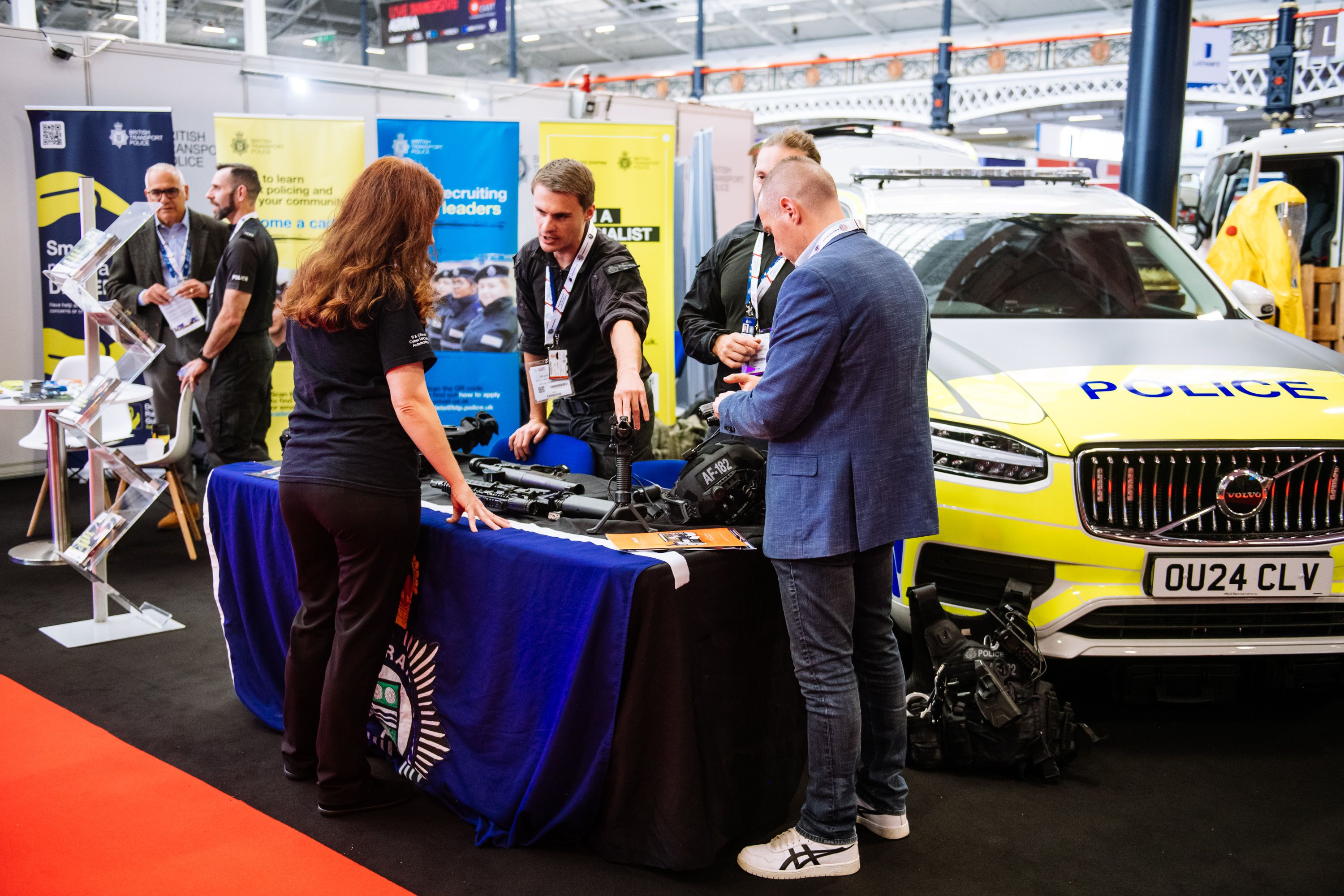 British Transport Police at International Security Expo