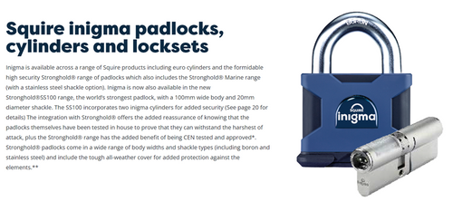 Inigma Padlock & Cylinder